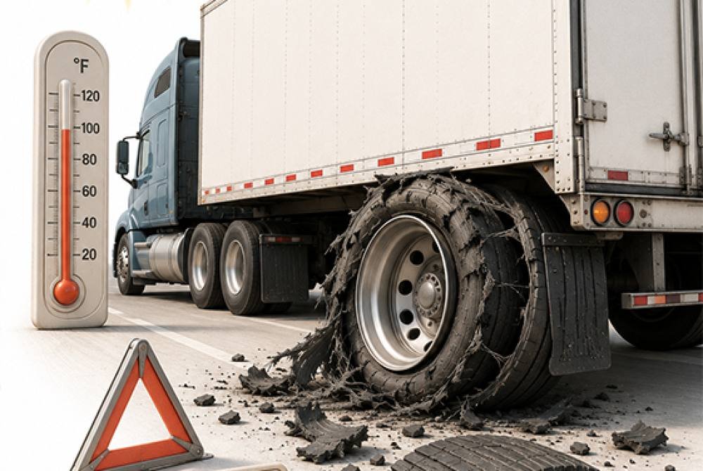 Summer Blowouts: Peak Season for Tire Failures on Trucks and Trailers