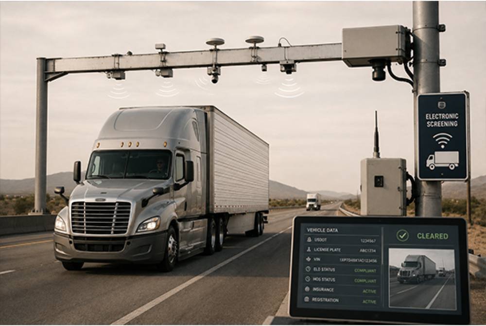 New Electronic Inspections Could Check Trucks Without Stopping Them