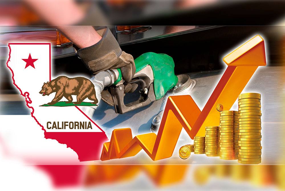 California has the most expensive and fluctuating diesel according to the city 