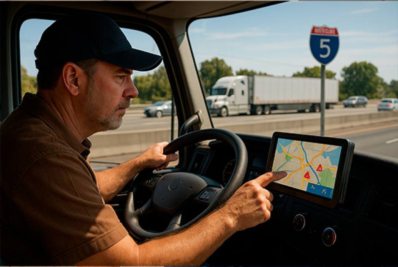 The Advantages of GPS Use in Today’s Freight Trucks
