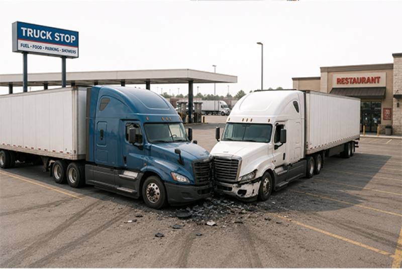 Accidentes en truck stops y warehouses