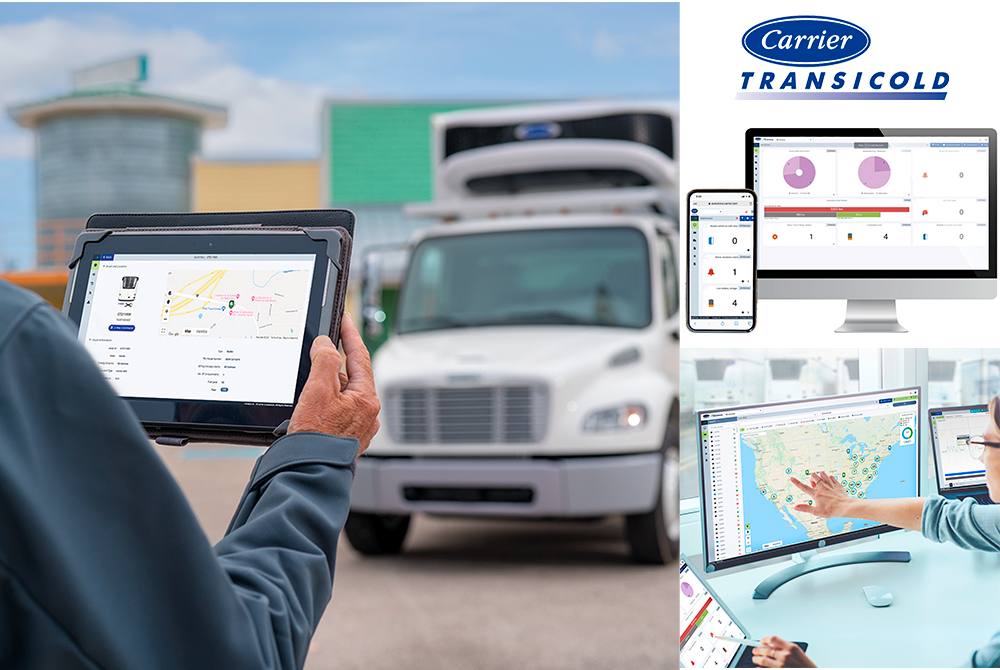 Carrier Transicold provides a powerful  platform for trucking