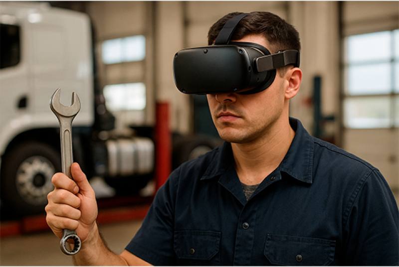 Virtual Reality! This Is How the New Diesel Mechanics Are Trained