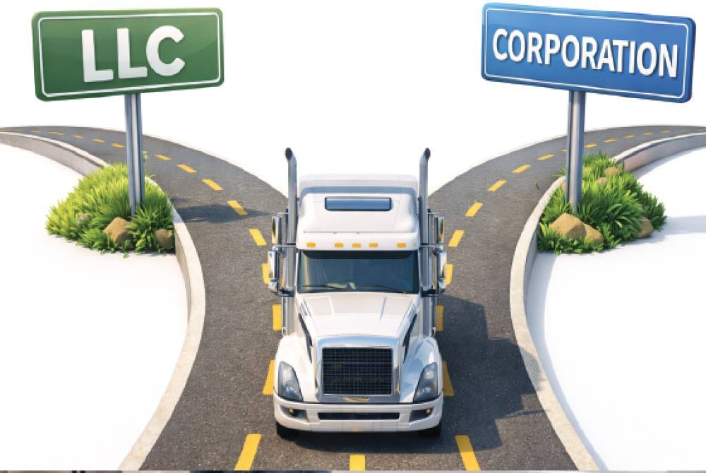 LLC or Corporation: A Key Decision for Independent Truckers