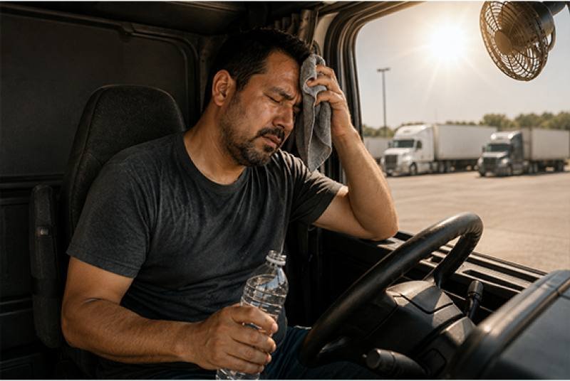 Heatstroke Inside the Cab: Summer\\\'s Silent Danger