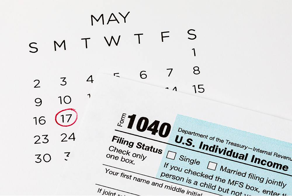 IRS extends payment of individual taxpayers until May 17